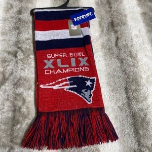 New England Patriots Super Bowl reversible scarf